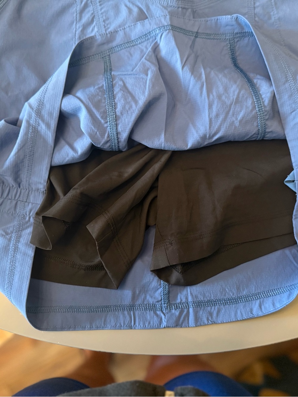 Indygena lightweight blue athletic/hiking skort - Picture 4 of 5